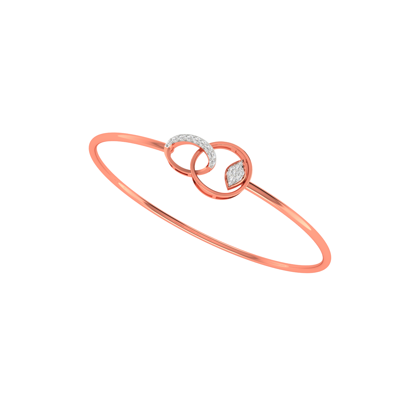 Diamond Infinity Bracelet - Natural Diamond Gold Jewelry