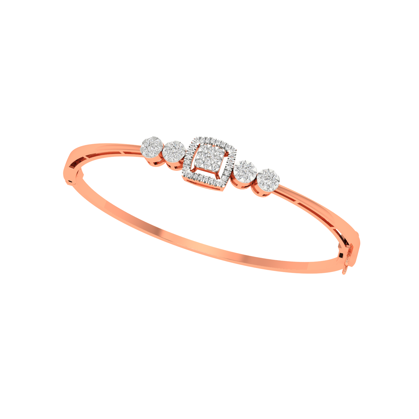 Diamond Mixed Motif Bracelet - Natural Diamond Gold Jewelry